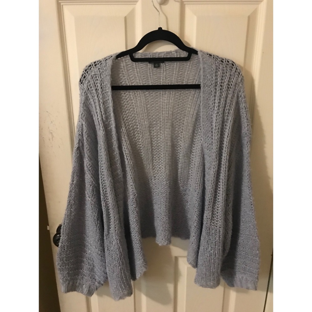 Blue Knit Cardigan